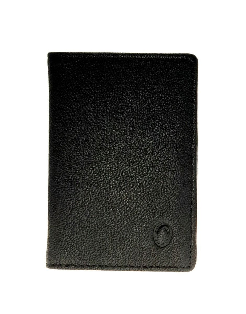Bi-fold Leather Card Holder Black