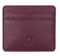 Leather Card Holder - Leather cardholder - Leather Card Case - Leather Card Pouch - Card Sleeve - Oxhide 4181 Red