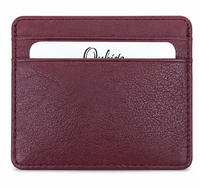 Leather Card Holder - Leather cardholder - Leather Card Case - Leather Card Pouch - Card Sleeve - Oxhide 4181 Red