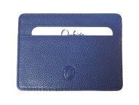 Leather Card Holder - Leather cardholder - Leather Card Case - Leather Card Pouch - Card Sleeve - Oxhide 4181 Blue