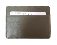 Leather Card Holder - Leather cardholder - Leather Card Case - Leather Card Pouch - Card Sleeve - Oxhide 4181 Green