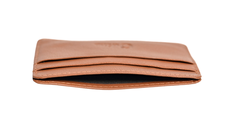 Leather Card Holder - Leather cardholder - Leather Card Case - Leather Card Pouch - Card Sleeve - Oxhide 4181 Tan