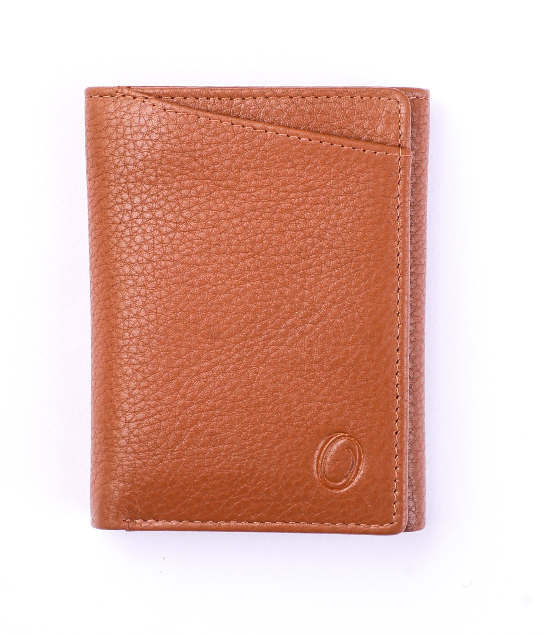Trifold Wallet Men - Genuine Leather Wallet - Brown Wallet - Compact Wallet - 4199 Oxhide