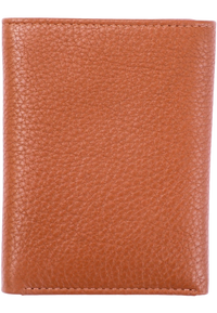 Trifold Wallet Men - Genuine Leather Wallet - Brown Wallet - Compact Wallet - 4199 Oxhide