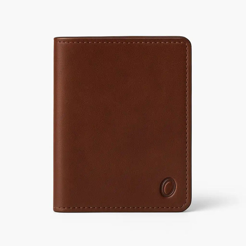 Brown leather passport wallet 4297 – Oxhide