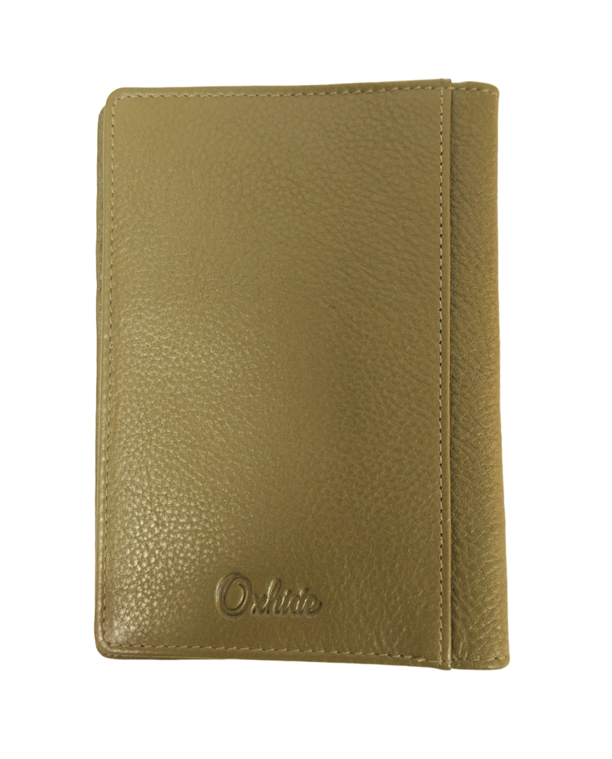 Passport Wallet Leather - Leather Passport Holder - Passport Cover Leather- Oxhide 4297 GREEN