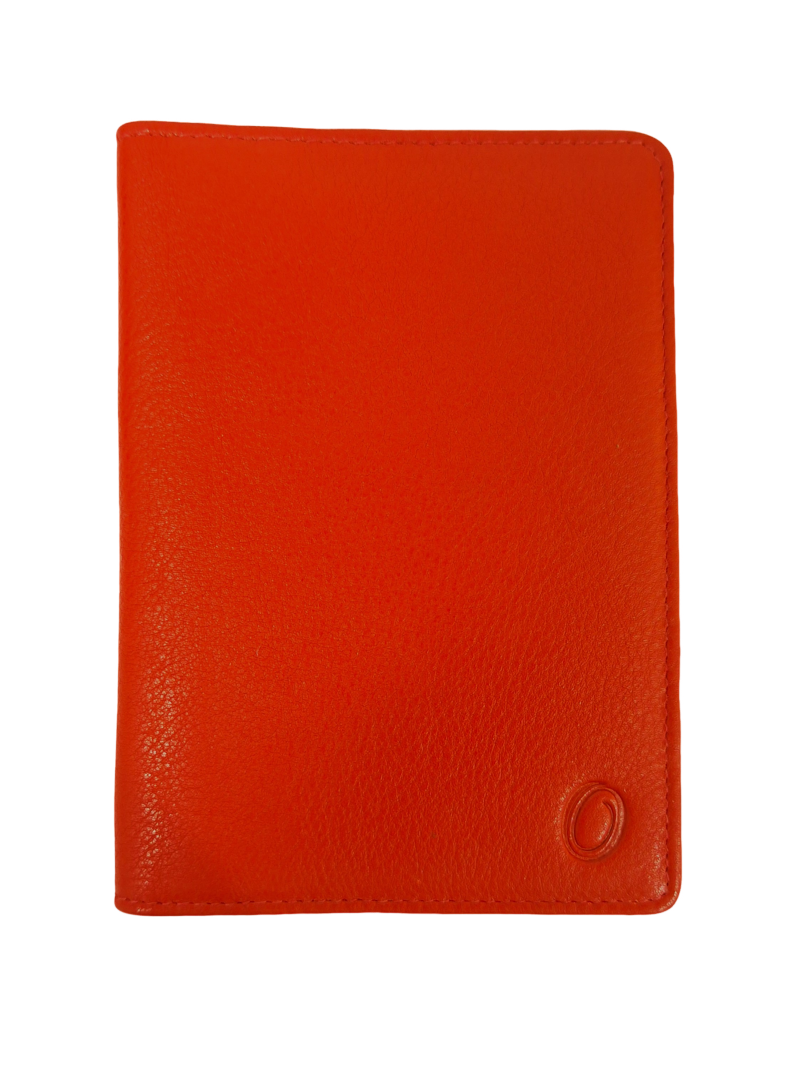 Passport Wallet Leather - Leather Passport Holder - Passport Cover Leather- Oxhide 4297 RED