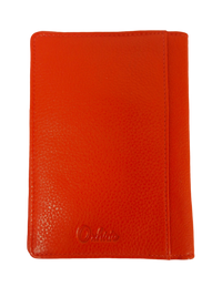 Passport Wallet Leather - Leather Passport Holder - Passport Cover Leather- Oxhide 4297 RED