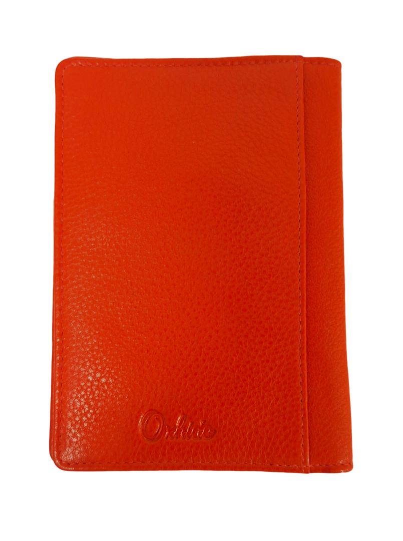 Passport Wallet Leather - Leather Passport Holder - Passport Cover Leather- Oxhide 4297 RED