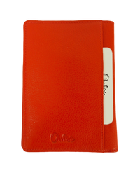 Passport Wallet Leather - Leather Passport Holder - Passport Cover Leather- Oxhide 4297 RED