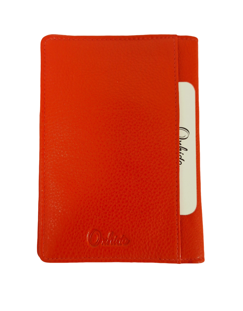 Passport Wallet Leather - Leather Passport Holder - Passport Cover Leather- Oxhide 4297 RED