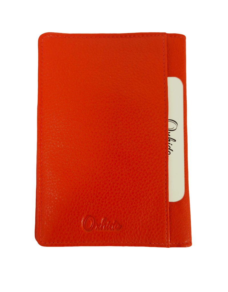 Passport Wallet Leather - Leather Passport Holder - Passport Cover Leather- Oxhide 4297 RED