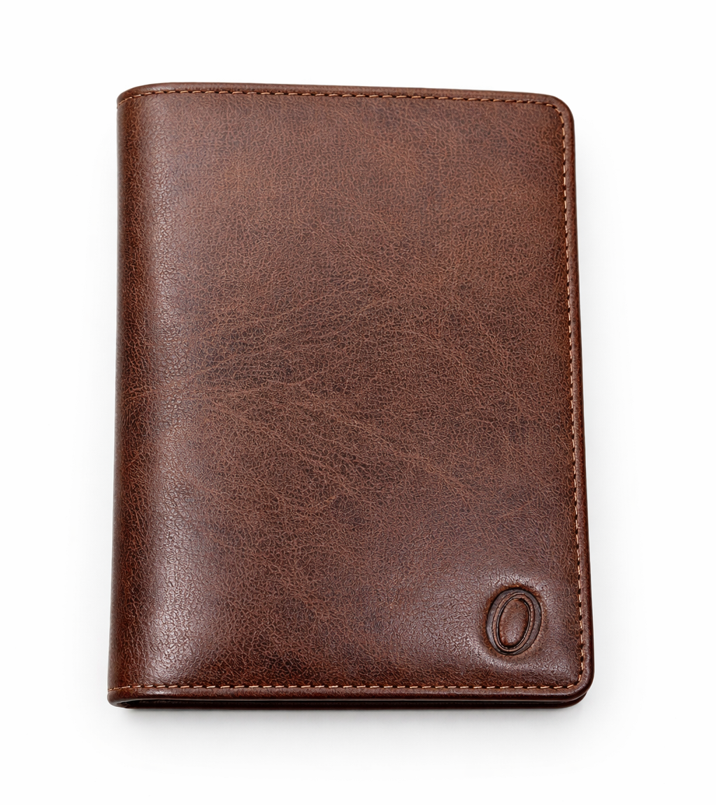 Passport Wallet Leather - Leather Passport Holder - Passport Cover Leather- Oxhide 4297 BROWN