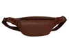 Leather Bum bag waist Pouch For Men - Small Leather Pouch - Cross Body Bag -J0082 BROWN