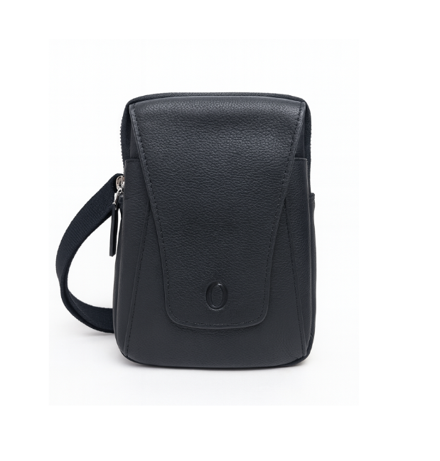Belt Pouch - Leather Belt Pouch For Men - Small Leather Pouch -  Leather Bag - J0070 Black