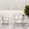 Double Walled Cup - Heat Insulated Tea Coffee Mug - Borosilicate Cups DWC01