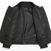 Real Leather Jacket Black- Lamb skin Jacket- Jacket for Men- Oxhide 952