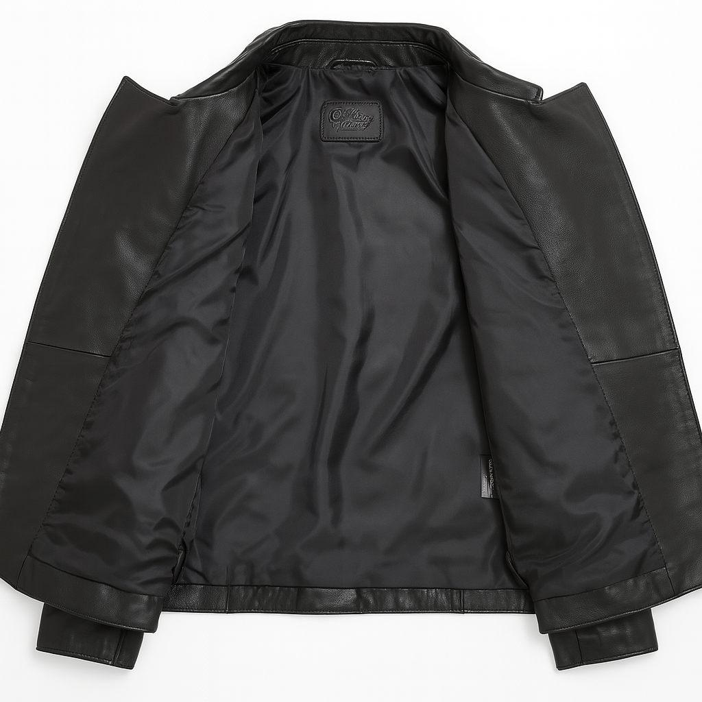 Real Leather Jacket Black- Lamb skin Jacket- Jacket for Men- Oxhide 952