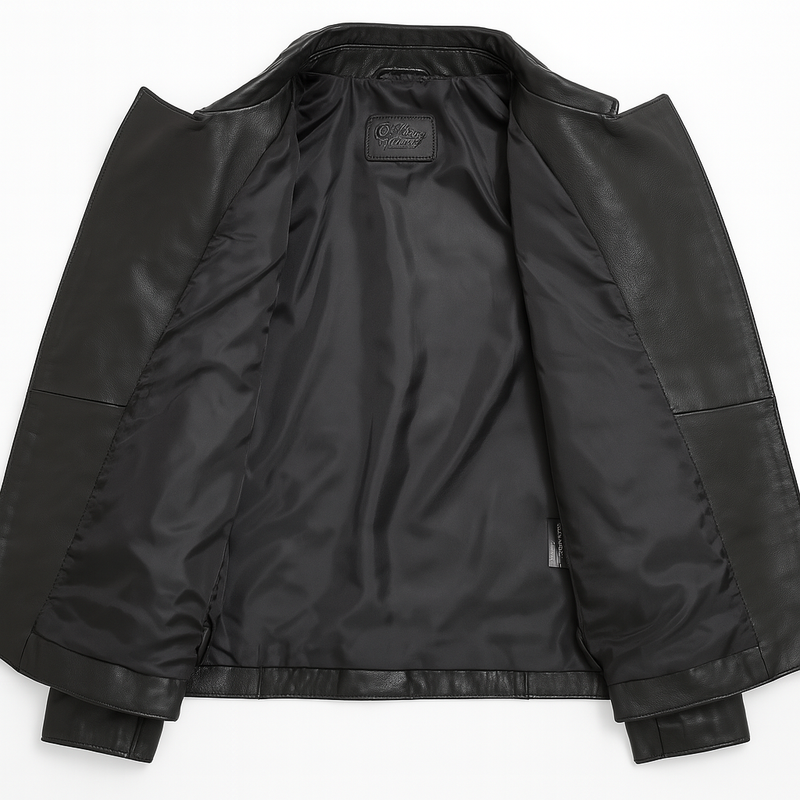 Real Leather Jacket Black- Lamb skin Jacket- Jacket for Men- Oxhide 952