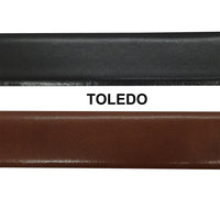 Men Leather Belt Without Buckle 30mm or 3 cm- Leather Belt Replacement - Leather Belt Strap with holes for clip buckles - Reversible Leather Strap