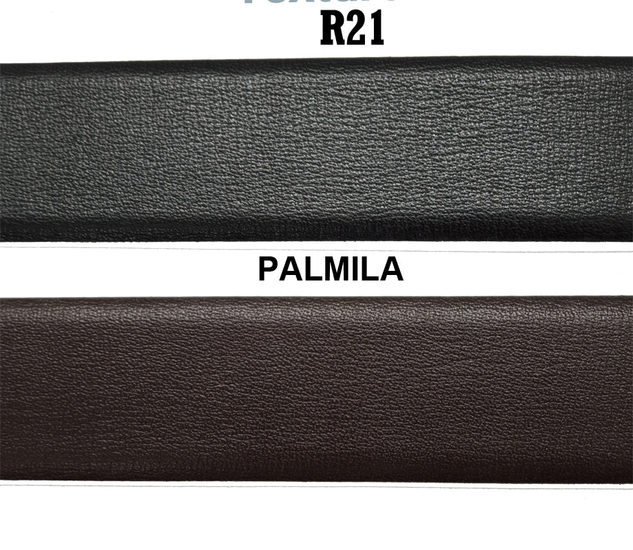 Men Leather Belt Without Buckle 35mm or 3.5 cm- Leather Belt Replacement - Leather Belt Strap with holes for clip buckles - Reversible Leather Strap