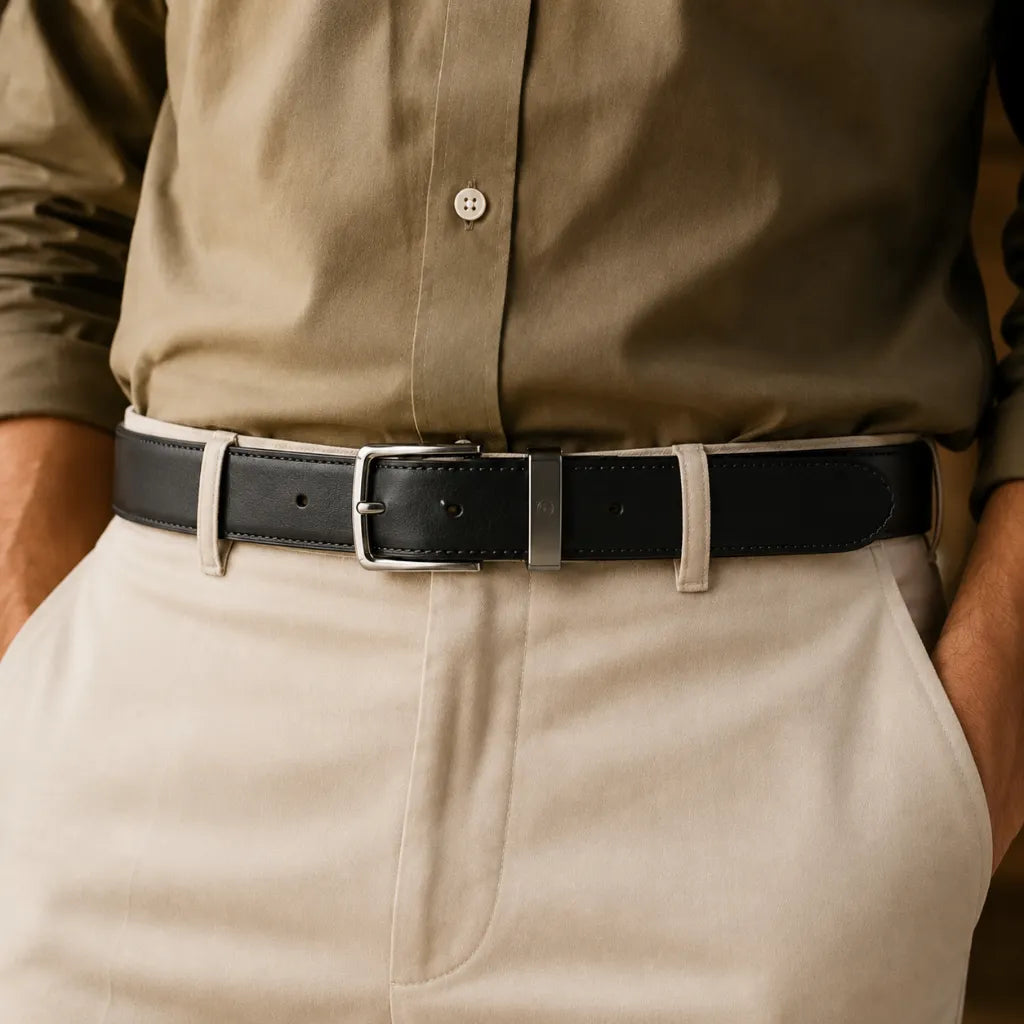 Oxhide Spanish Leather Reversible Belt - Toledo Men Belt/ Genuine Leather Belt/ Leather Belt /Formal Belt/Black belt/Brown belt -BLR18 30mm Toledo