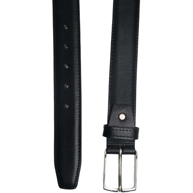 Leather Belt Men - Top Grain Leather Belt - Formal Belt Men - Business Belt in Black Leather - Oxhide GL1