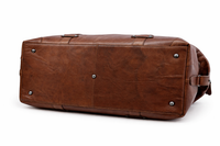 Leather Duffle Bag -Weekend Bag Men -Duffle Bag Gym -Vintage Leather Travel Bag -Flight cabin Bag -VIN LL12