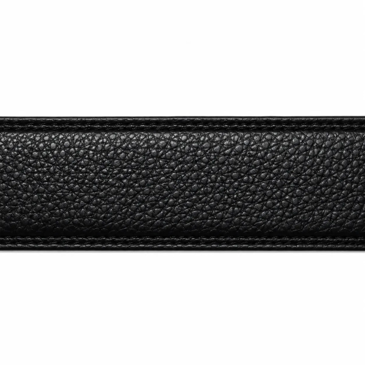Mens Automatic Leather Belt - Full Grain Leather Ratchet Belt - Men Leather Belt with Auto Lock Buckle - TRACK BELT - Belt without hole -ABB6C Black Oxhide
