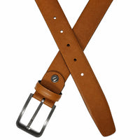 Formal Belt Men - Real Leather Tan Belt - Business / Office wear belt -Oxhide S29 ENVI