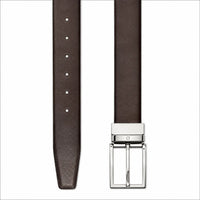 Reversible Leather Belt - 2 in 1 - Black and Brown Leather Oxhide R21