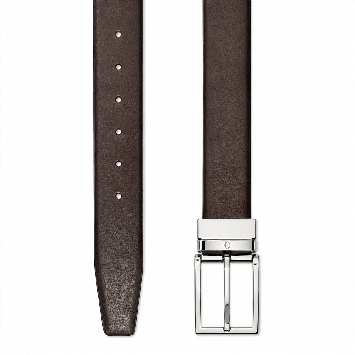 Reversible Leather Belt - 2 in 1 - Black and Brown Leather Oxhide R21