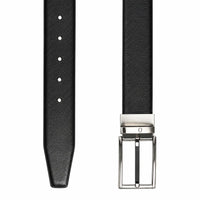 Leather Belt Men - Genuine Leather Belt - Formal Belt Men - Belt for Business Pant for Men - Reversible Leather Belt - Black Leather Belt - Leather Belt - Oxhide R4-Gallan