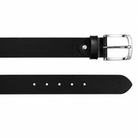 Leather Belt for Jeans - BLC23 Oxhide 38mm Wide Black
