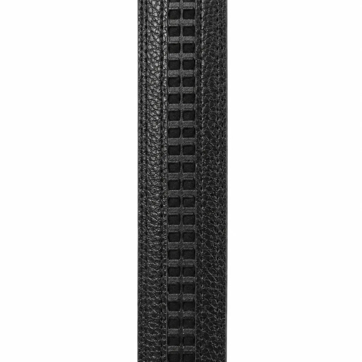 Luxury Black Belt for Men - Ratchet Leather Belt - Belts with exclusive buckles - Belts for Evening Wear 30 mm or 3 cm-BLA26 Oxhide