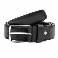 Leather Belt Men - Top Grain Leather Belt - Formal Belt Men - Business Belt in Black Leather - Oxhide GL1