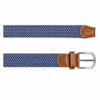 Elastic/Woven Stretchable - Blue and White- Oxhide BCN