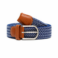 Elastic/Woven Stretchable - Blue and White- Oxhide BCN