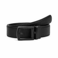 Ratchet Belt - ABB2C Black Leather Oxhide 30mm