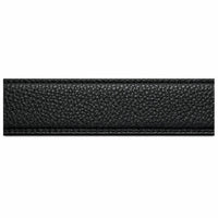 Real Leather Ratchet Belt 30mm or 3 cm- Men Leather Belt with Auto Lock Buckle - TRACK BELT - Auto Lock Black Belt -ABB5C Black