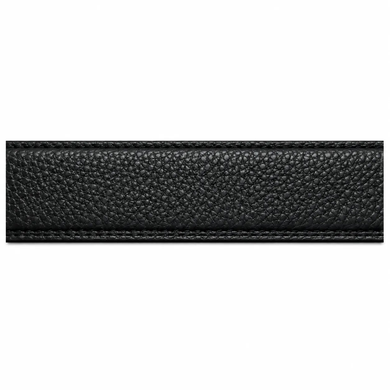 Real Leather Ratchet Belt 30mm or 3 cm- Men Leather Belt with Auto Lock Buckle - TRACK BELT - Auto Lock Black Belt -ABB5C Black