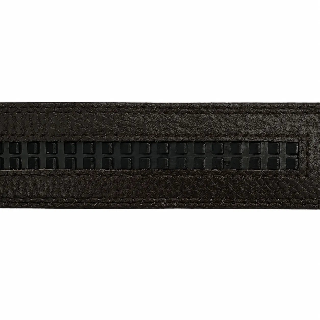 Real Leather Ratchet Belt 30mm or 3 cm- Men Leather Belt with Auto Lock Buckle - TRACK BELT - Auto Lock Black Belt -ABB5C Black