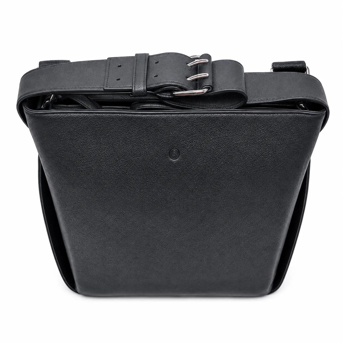 Oxhide Sling Laptop Bag Unisex - J0090 Black