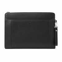 Leather Laptop sleeve - Clutch Bag- Laptop case with Handle- Laptop Case Leather- Oxhide SDB7/SDB8 BLACK