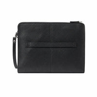 Leather Laptop sleeve - Clutch Bag- Laptop case with Handle- Laptop Case Leather- Oxhide SDB7/SDB8 BLACK