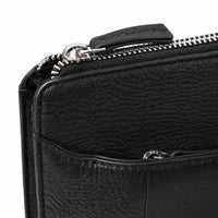 Leather Laptop sleeve - Clutch Bag- Laptop case with Handle- Laptop Case Leather- Oxhide SDB7/SDB8 BLACK