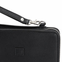 Leather Laptop sleeve - Clutch Bag- Laptop case with Handle- Laptop Case Leather- Oxhide SDB7/SDB8 BLACK