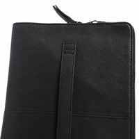 Leather Laptop sleeve - Clutch Bag- Laptop case with Handle- Laptop Case Leather- Oxhide SDB7/SDB8 BLACK