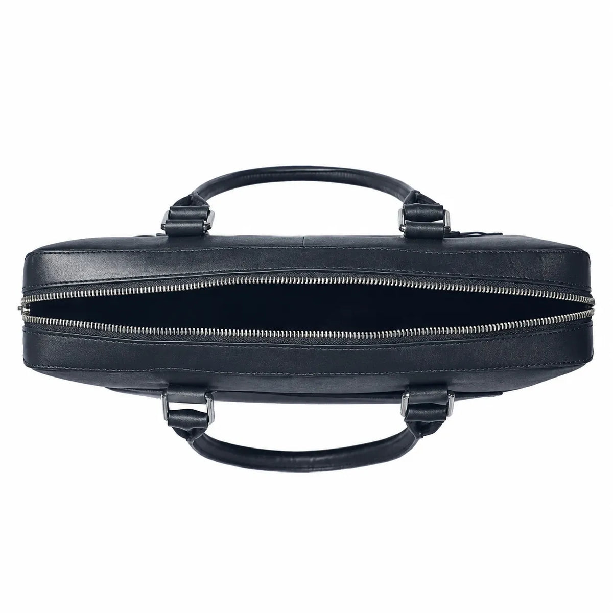 Black Mens Leather Laptop office Bag -Travel bag -Sling Bag- Executive Black Bag -Oxhide CR011