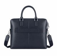 Black Mens Leather Laptop office Bag -Travel bag -Sling Bag- Executive Black Bag -Oxhide CR011